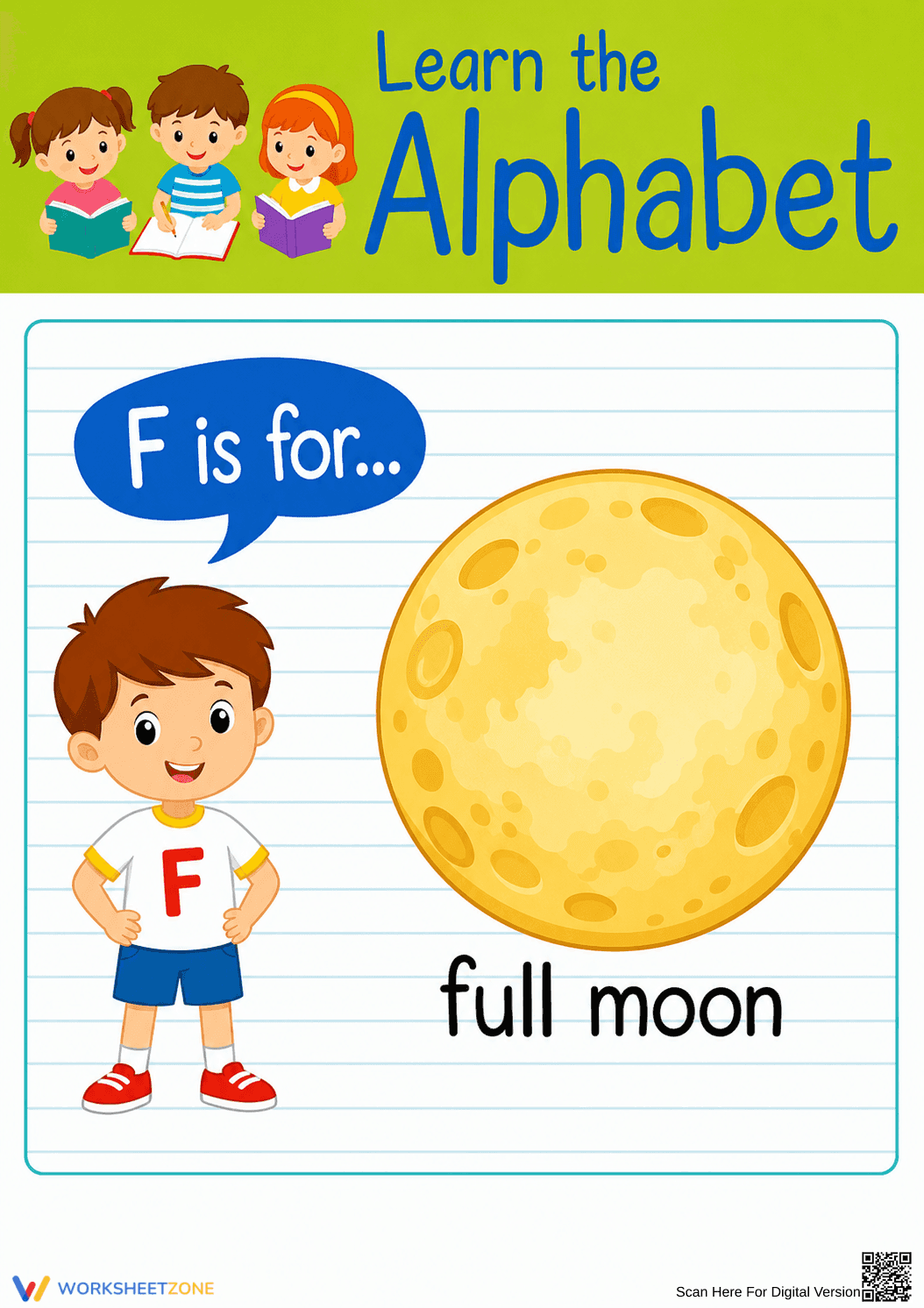 Letter F Beginning Sound Printable | Grade K-2 Phonics - Page 1