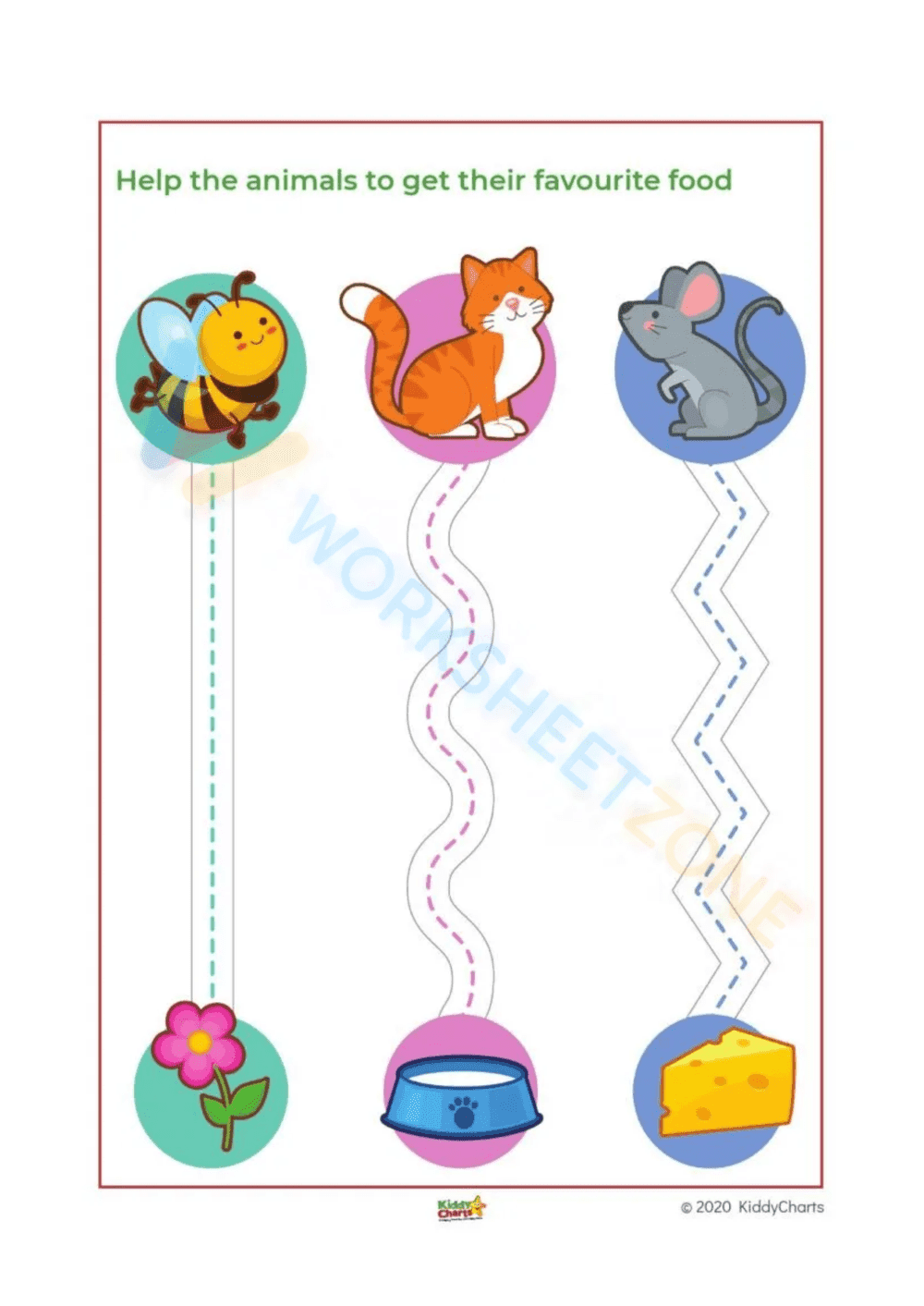 fine motor skills pencil control worksheets 7 - Page 1