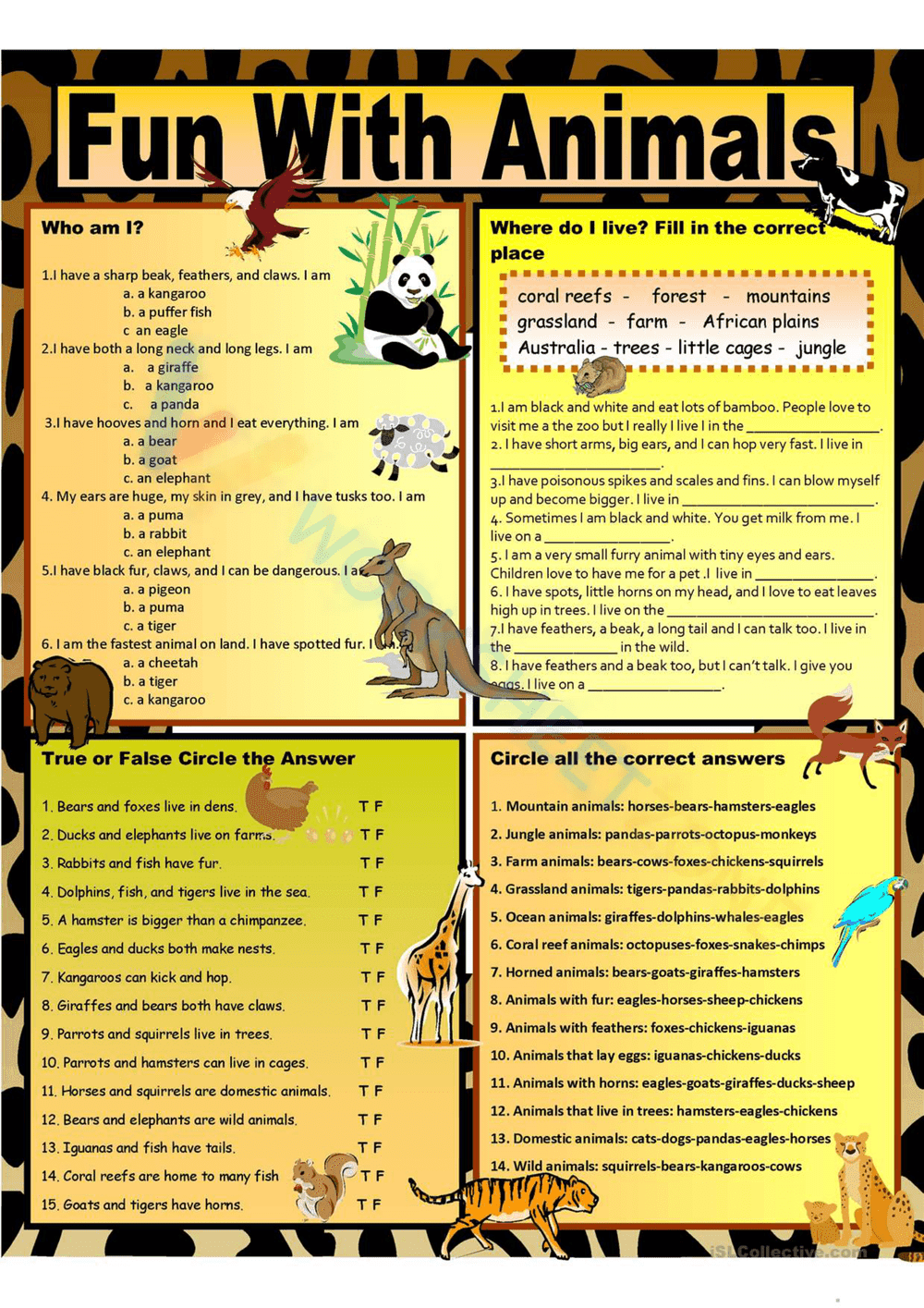 Fun with animals - Page 1