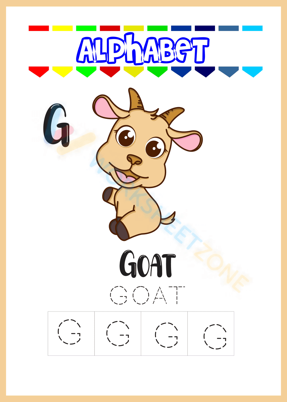 G is for Goat - Page 1