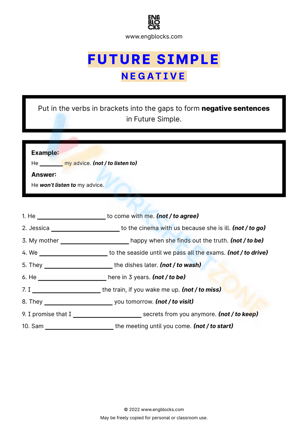 grammar worksheets 3 - Page 1