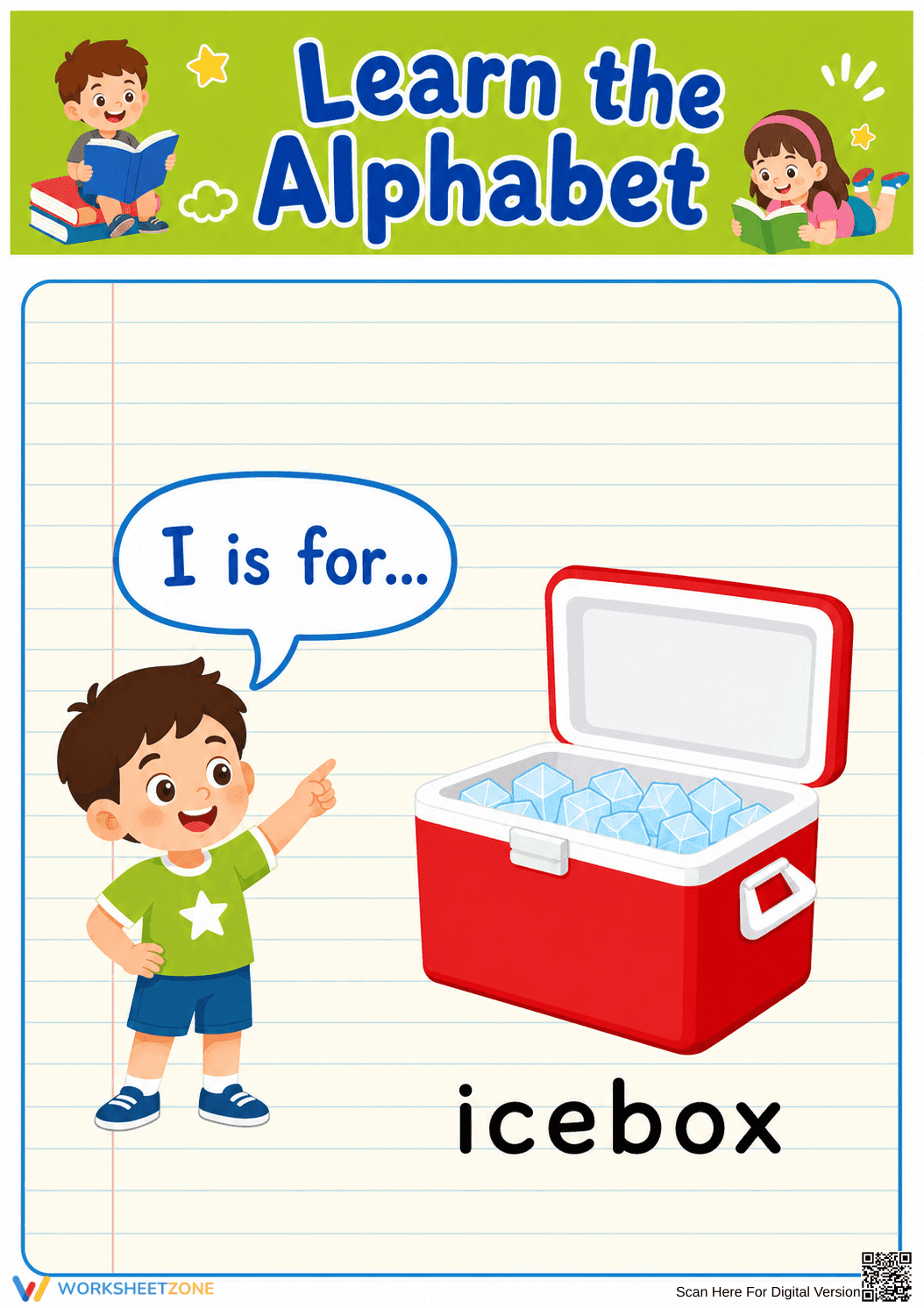 Letter I Beginning Sound Worksheet | Grade K Essential - Page 1