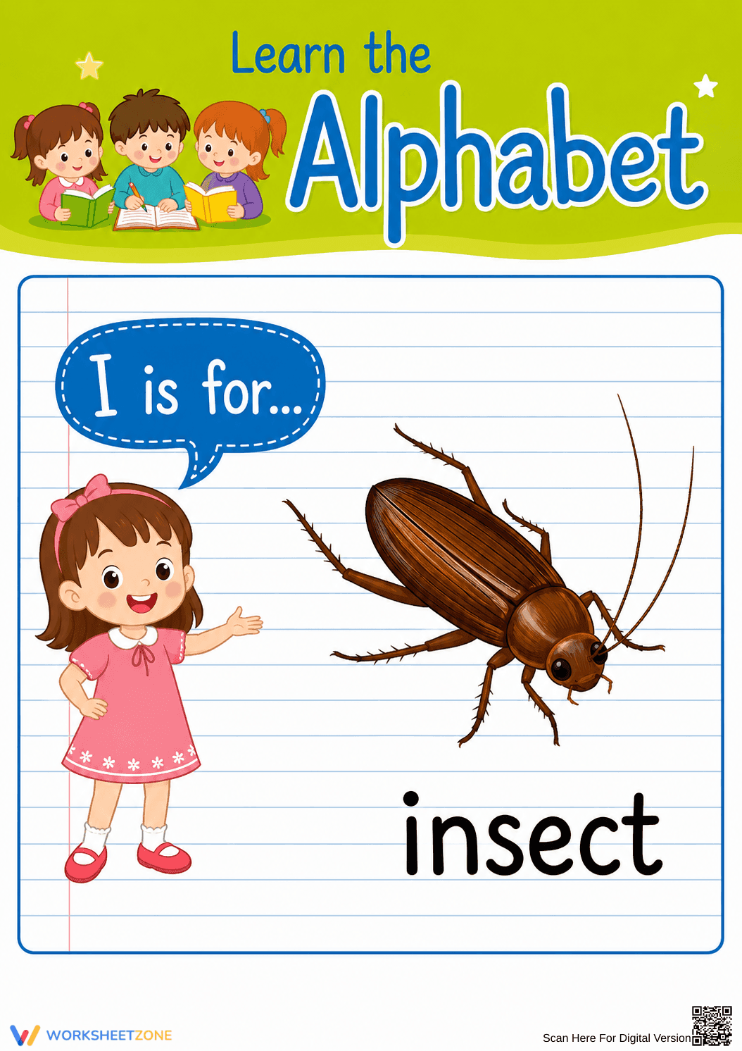 Letter I Beginning Sound Worksheet | Essential Grade K-2 - Page 1