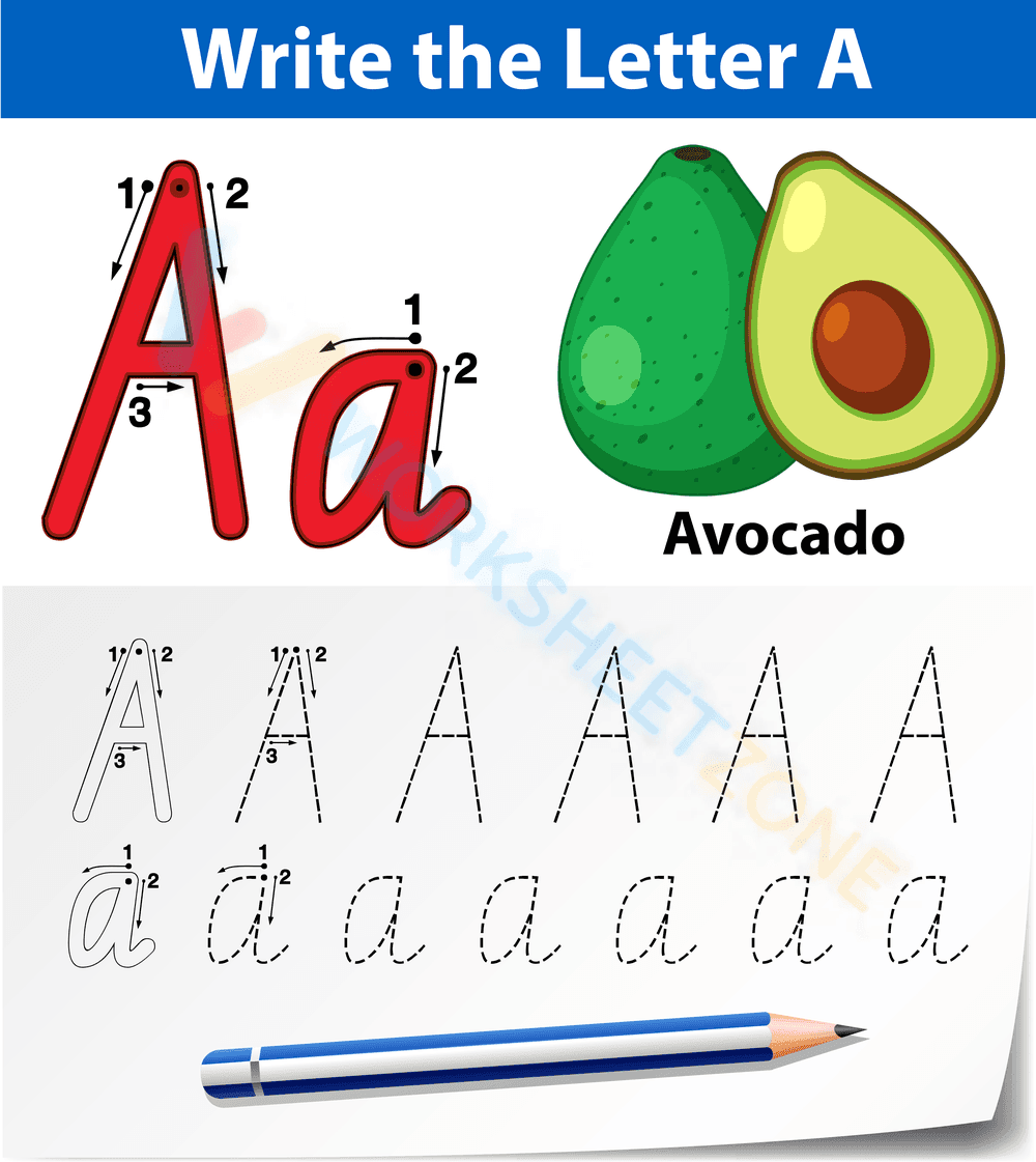 letter a beginning sound worksheets 19 - Page 1