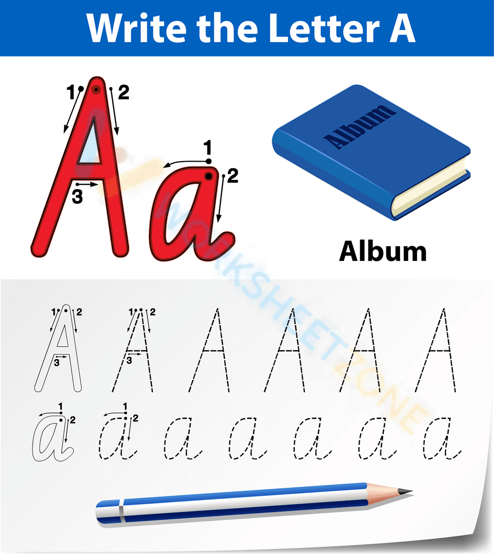 letter a beginning sound worksheets 32 - Page 1