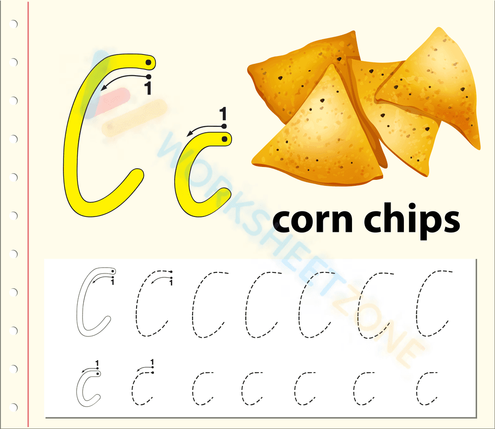 letter c beginning sound worksheets 42 - Page 1
