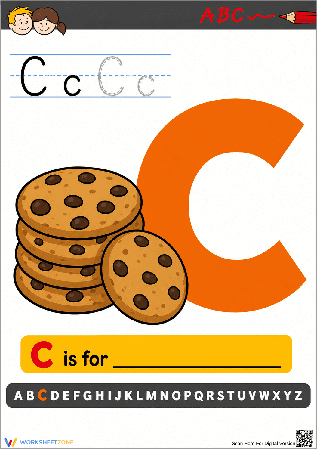 Essential Letter C Beginning Sound Worksheet | Grade K - Page 1
