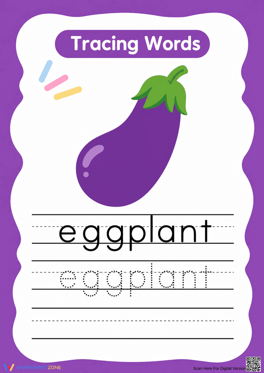 Grade K Letter E Sounds — Printable No-Prep Worksheet - Page 1