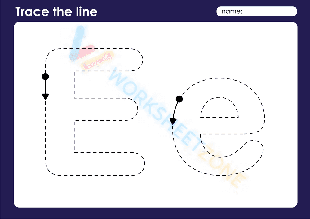 letter e beginning sound worksheets 4 - Page 1