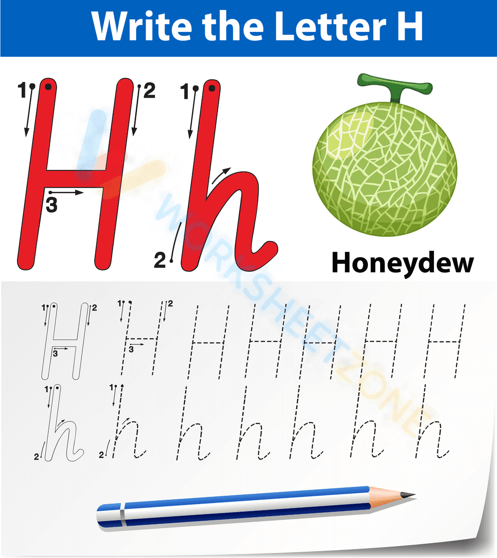 letter h beginning sound worksheets 47 - Page 1