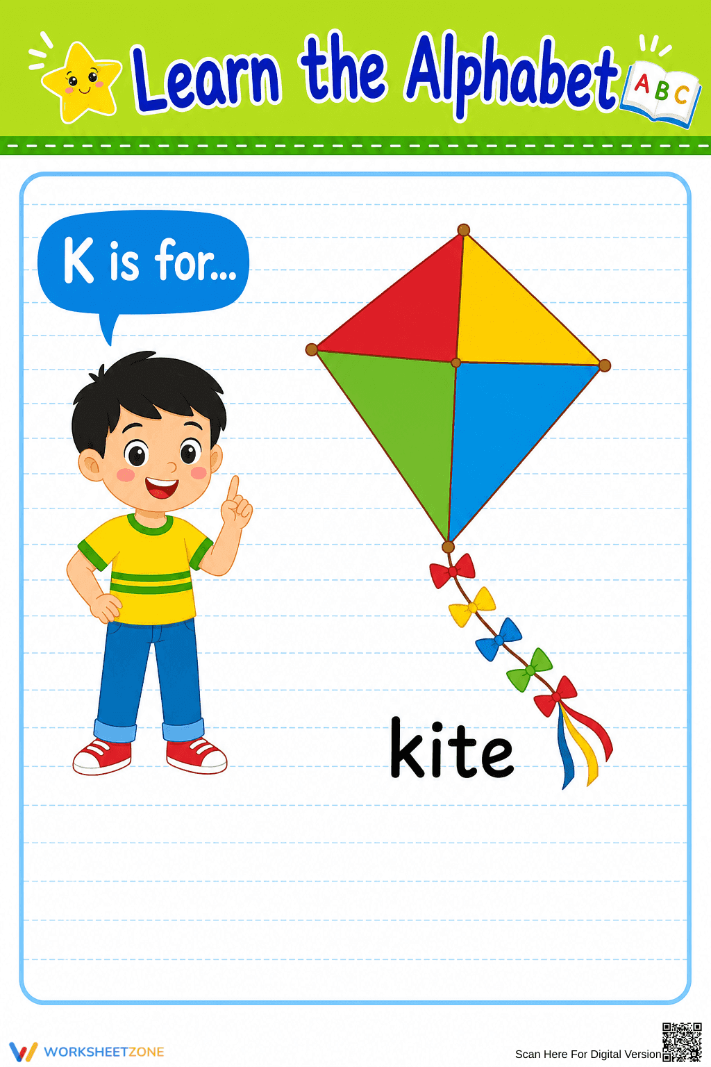 Letter K Beginning Sound Worksheet | Essential Grade K-2 - Page 1
