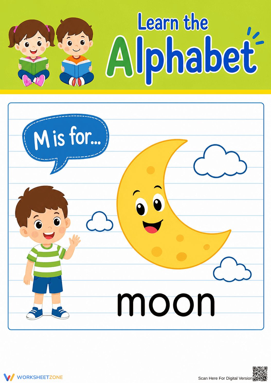 Essential Letter M Beginning Sound Worksheet | Grade K - Page 1