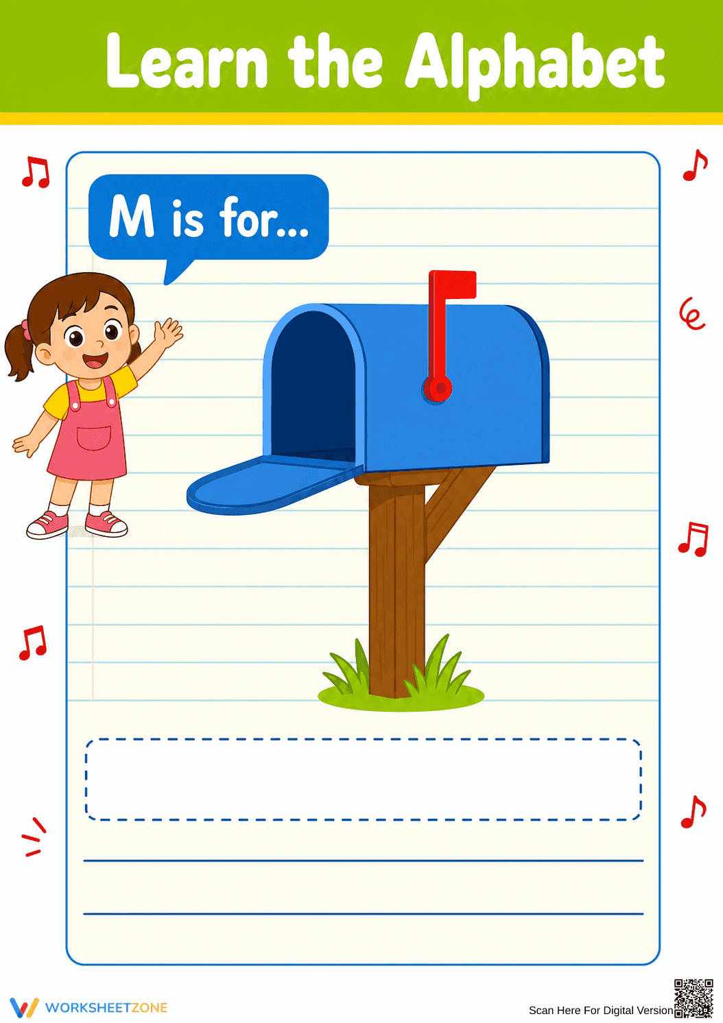 Letter M Beginning Sound Worksheet | Essential Grade K-2 - Page 1