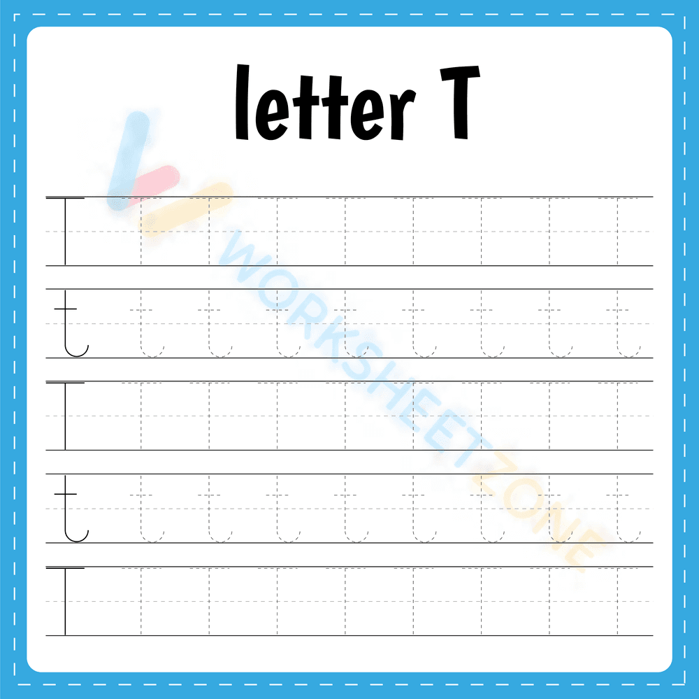 letter t beginning sound worksheets 8 - Page 1