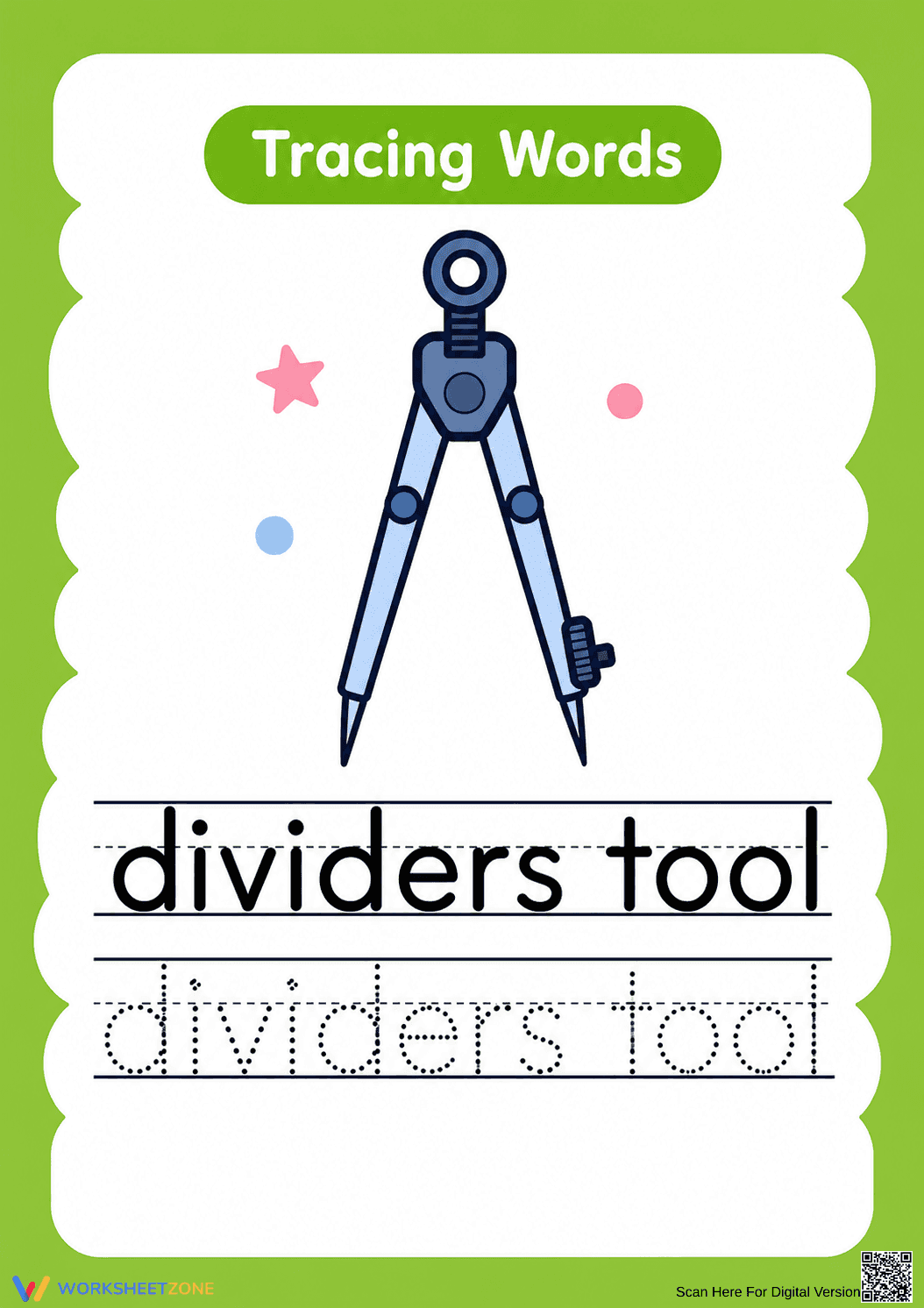 Printable Letter D Tracing Worksheet | Grade K ELA - Page 1