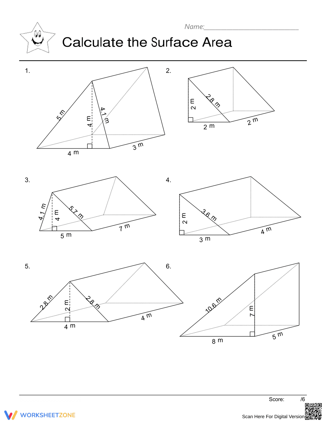 Learn About Triangular Prisms in this Worksheet - Page 1