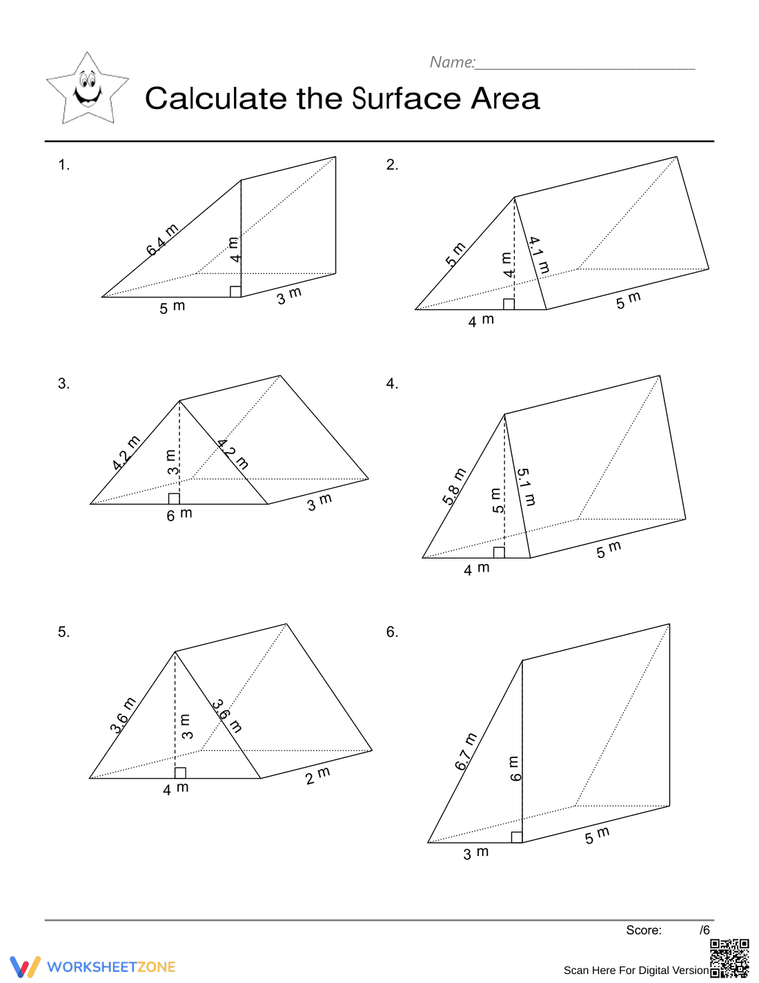 Master Triangular Prisms: A Geometry Worksheet - Page 1