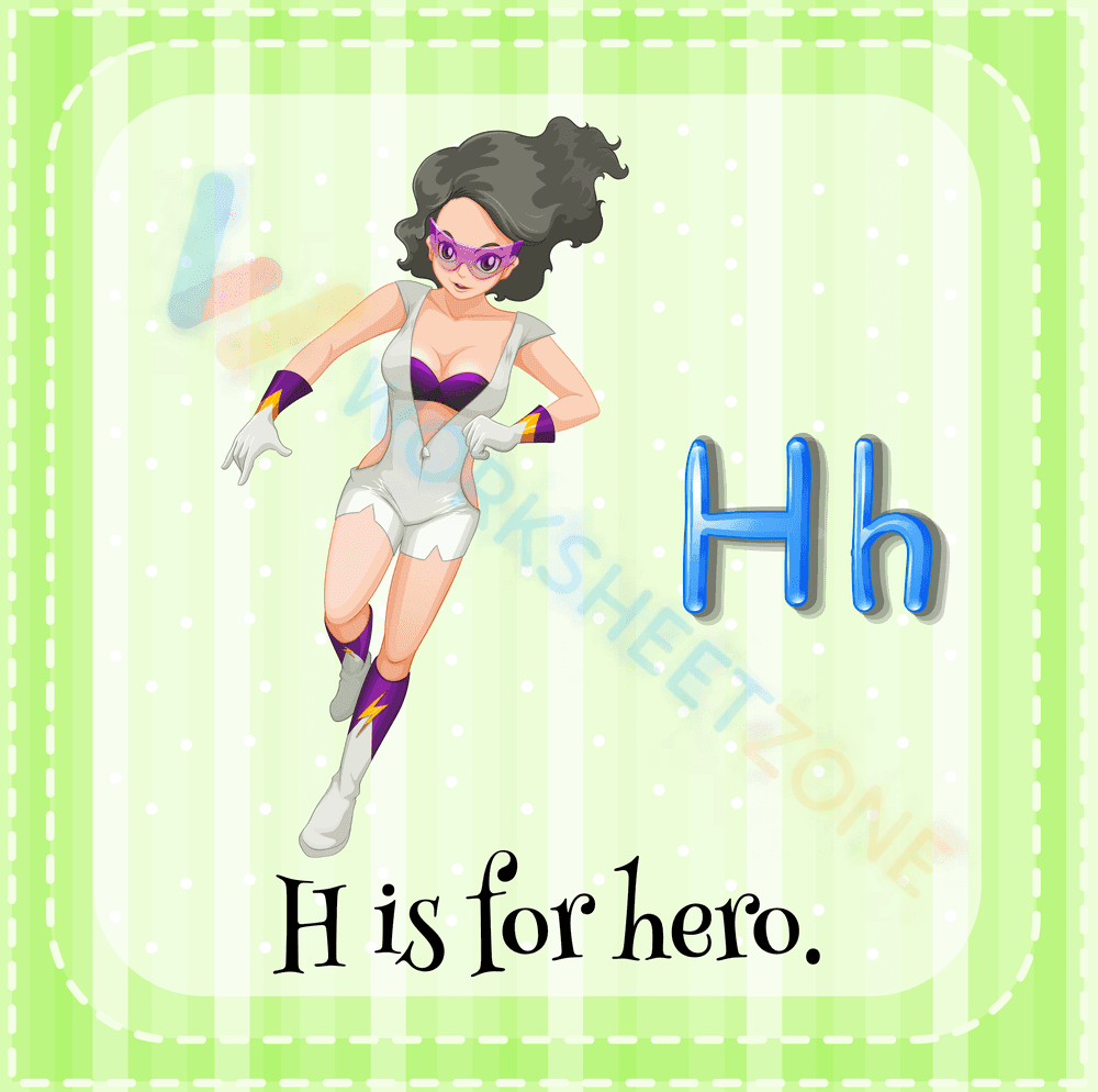 letter h beginning sound worksheets 40 - Page 1
