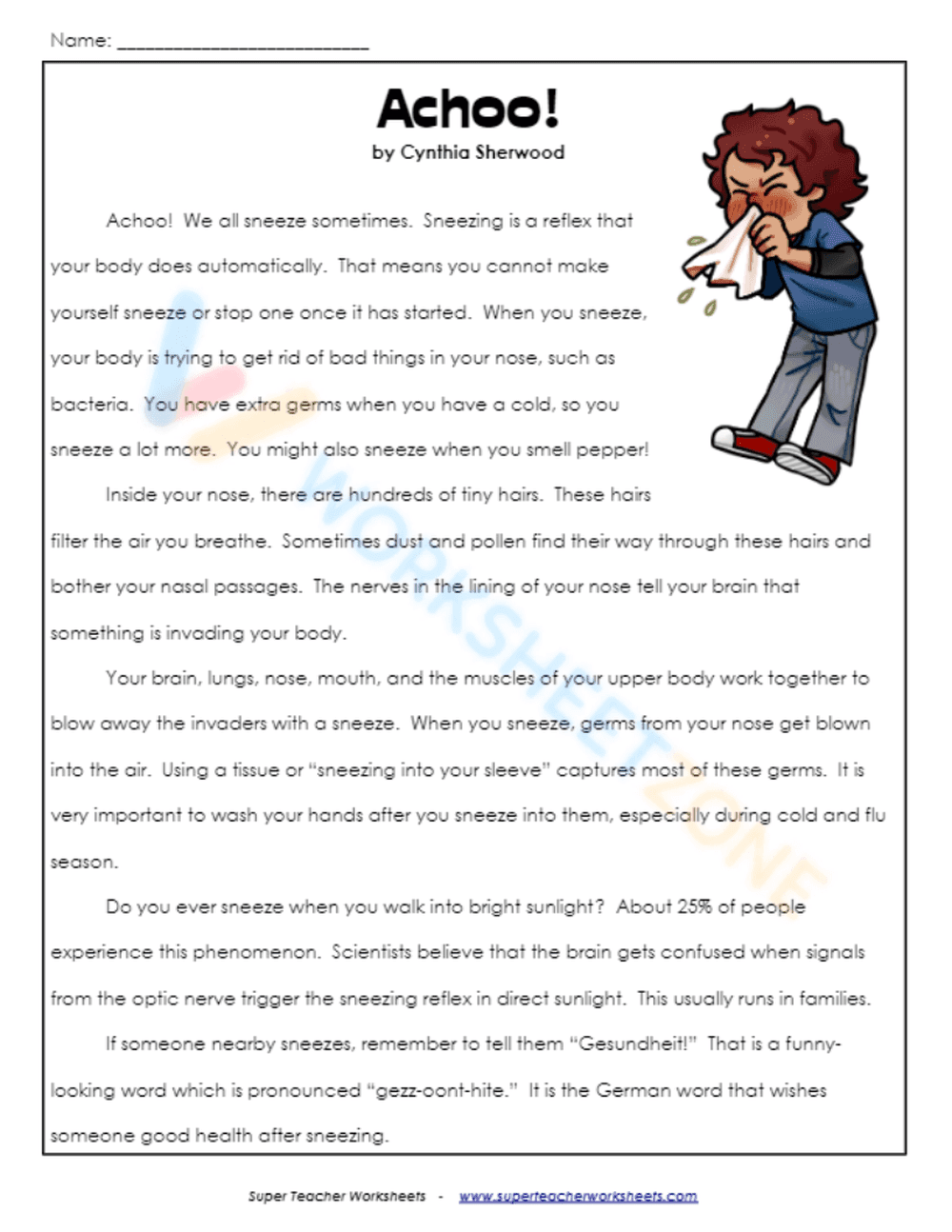 Achoo! - Page 1