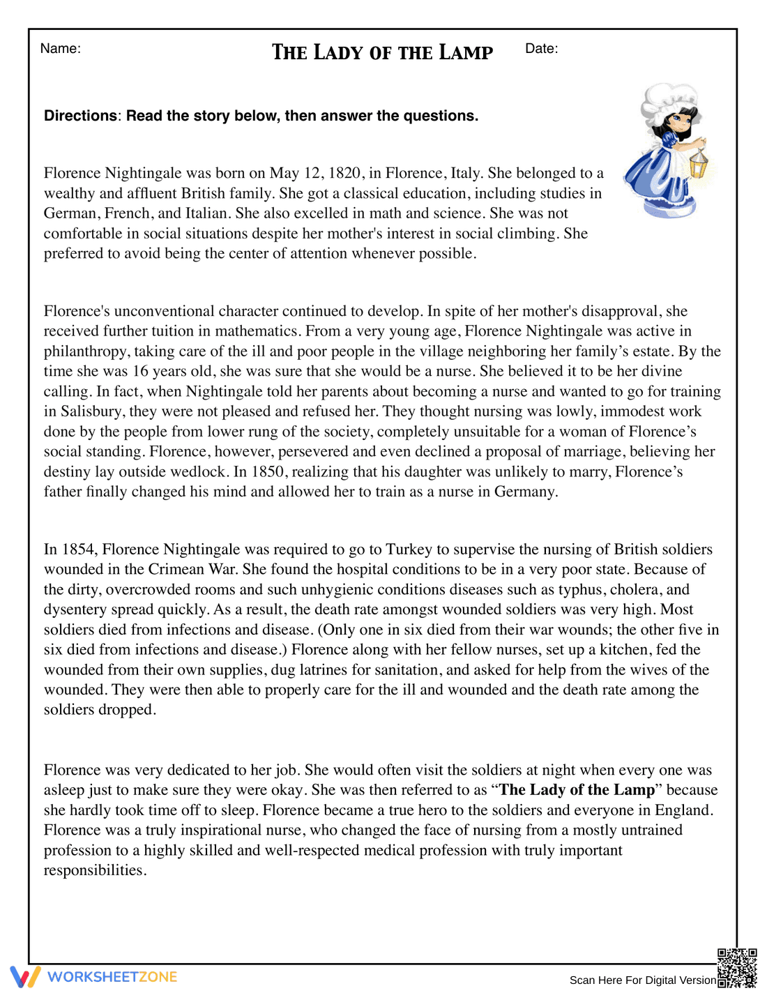 Grade 5 Informational Text — Printable No-Prep Worksheet - Page 1