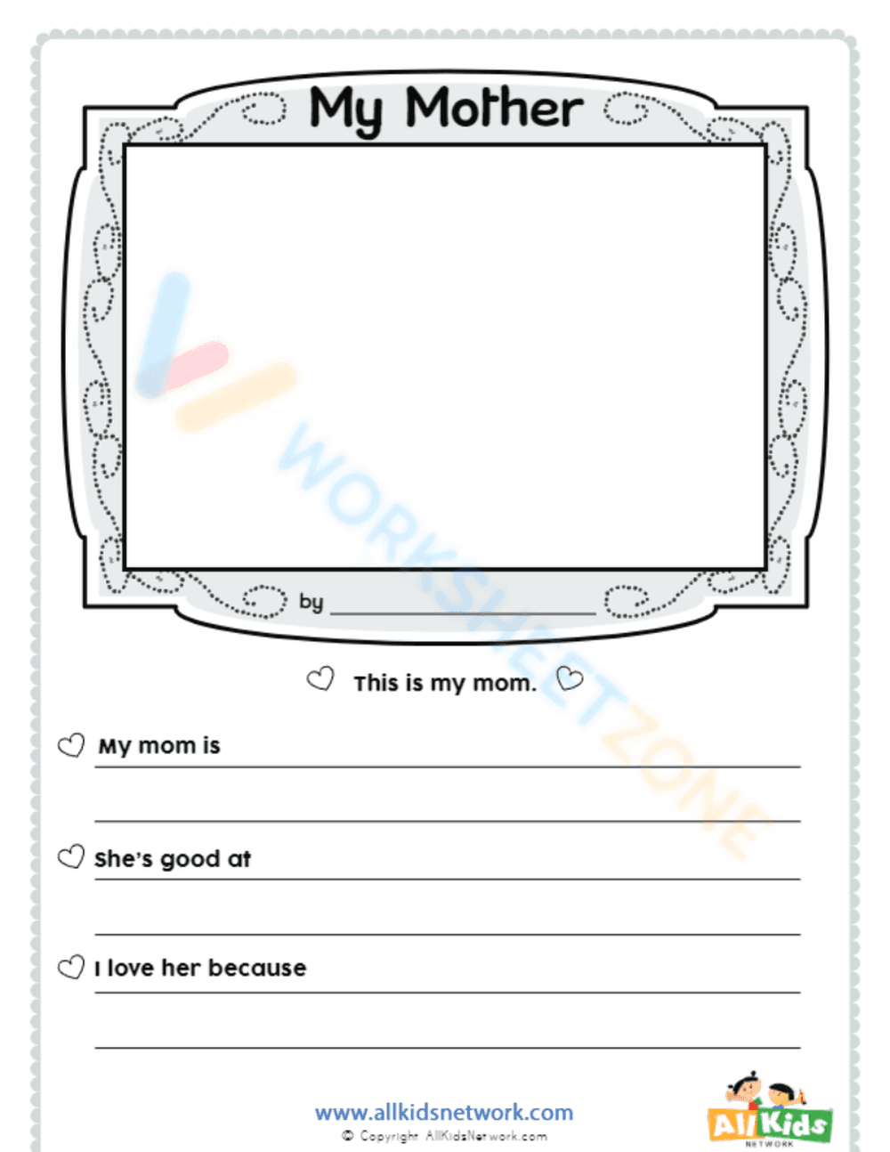 Celebrate with This Mother's Day Worksheet - Page 1