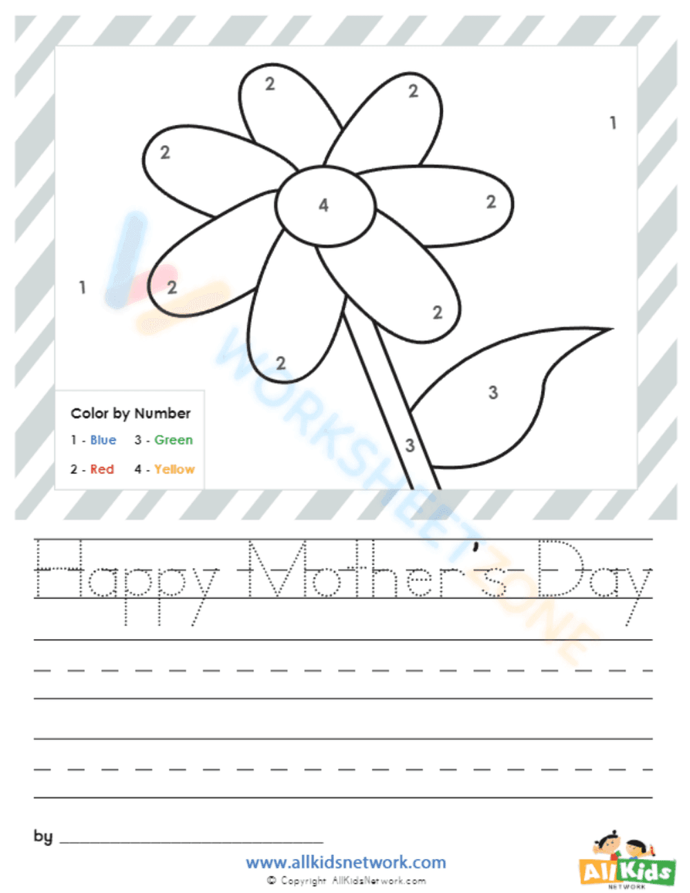 Creative Mother's Day Worksheet Activity - Page 1