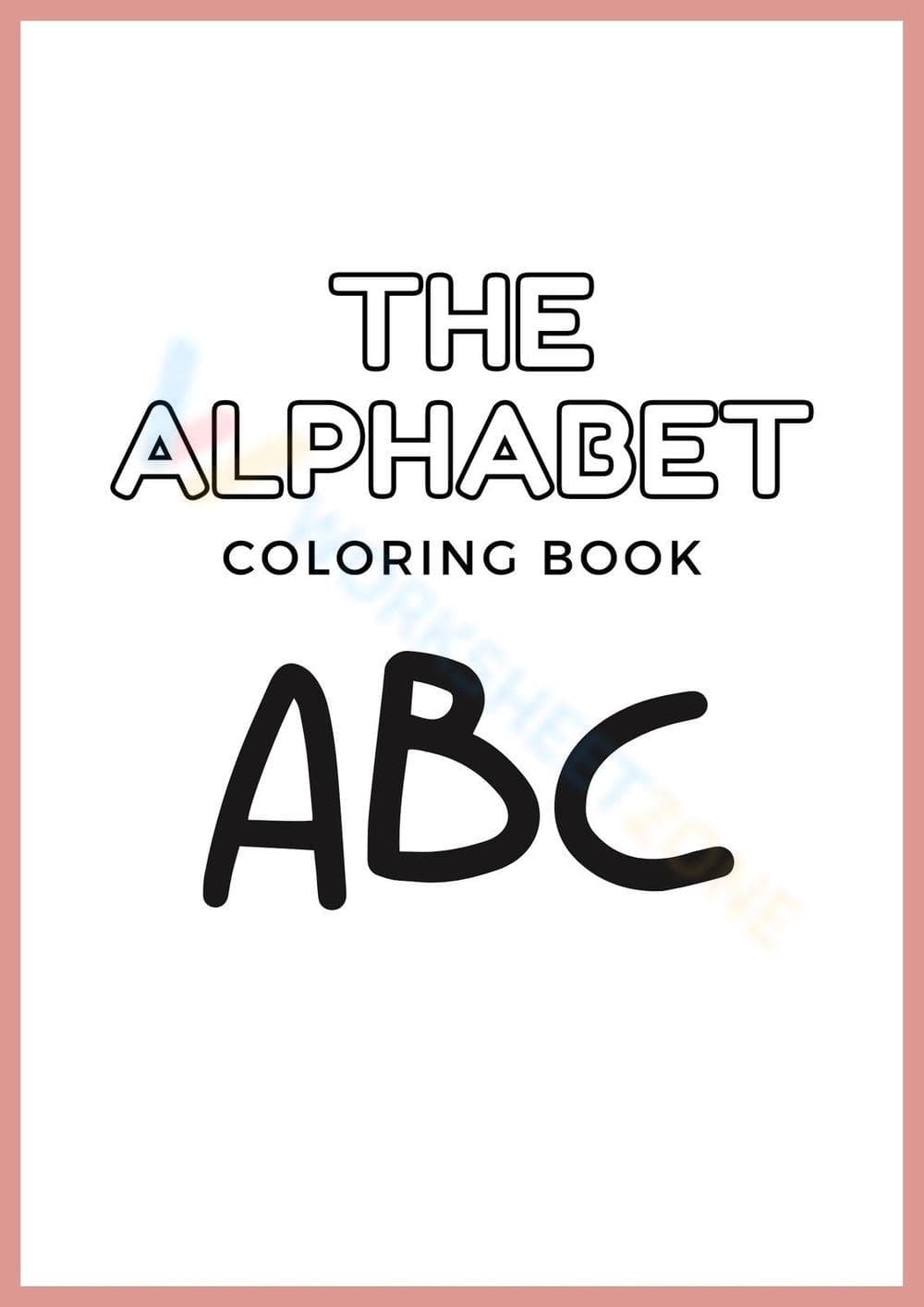 Alphabet Coloring Book | Printable Grade K ELA - Page 1