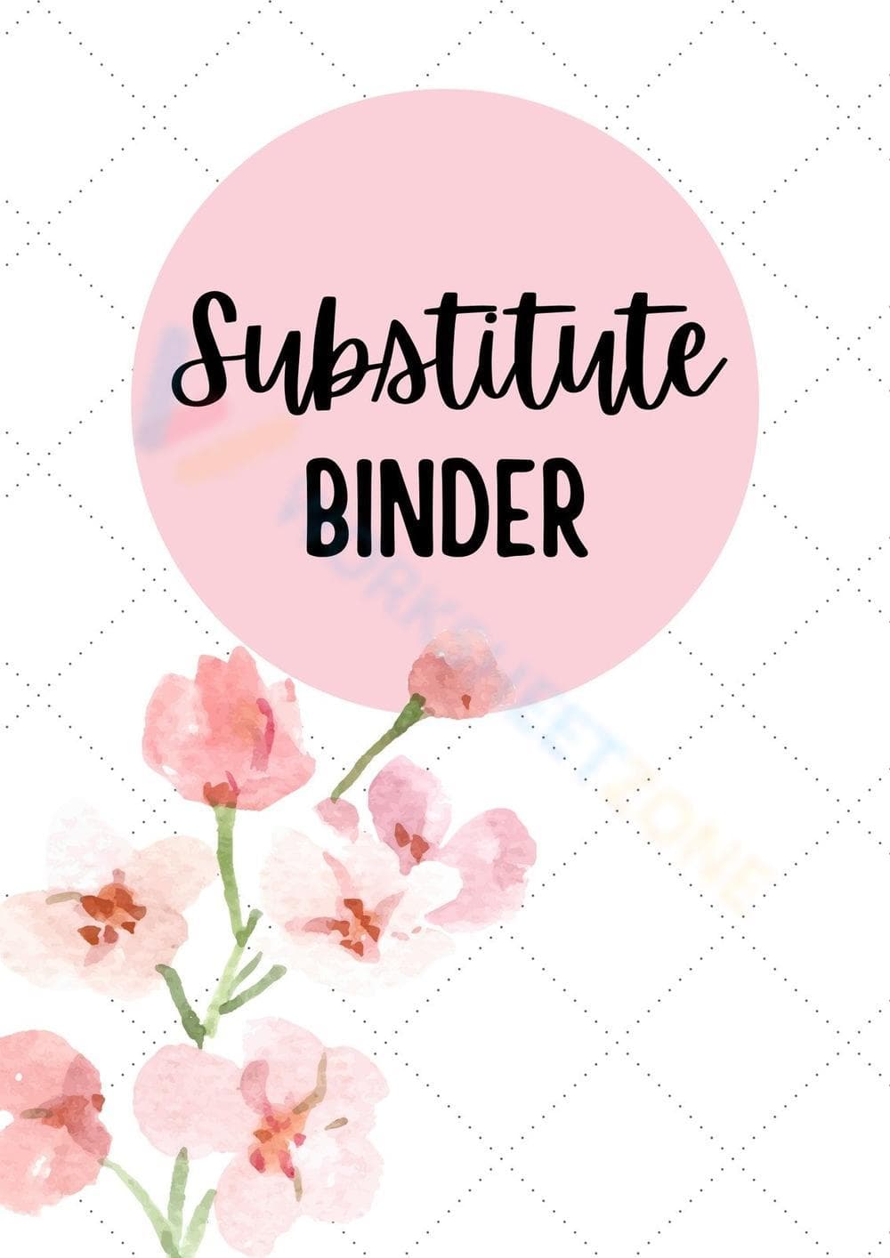 Substitute Binder Information and Feedback Form - Page 1