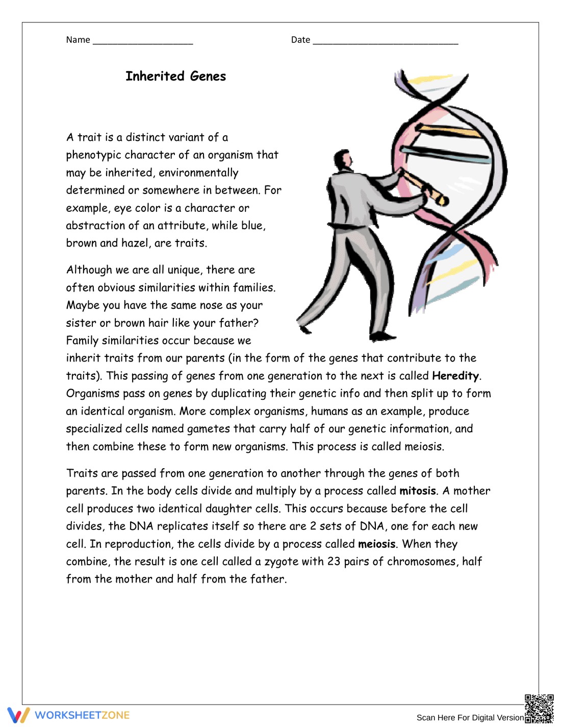 Science Skill-Building Worksheet for 4th - Page 1