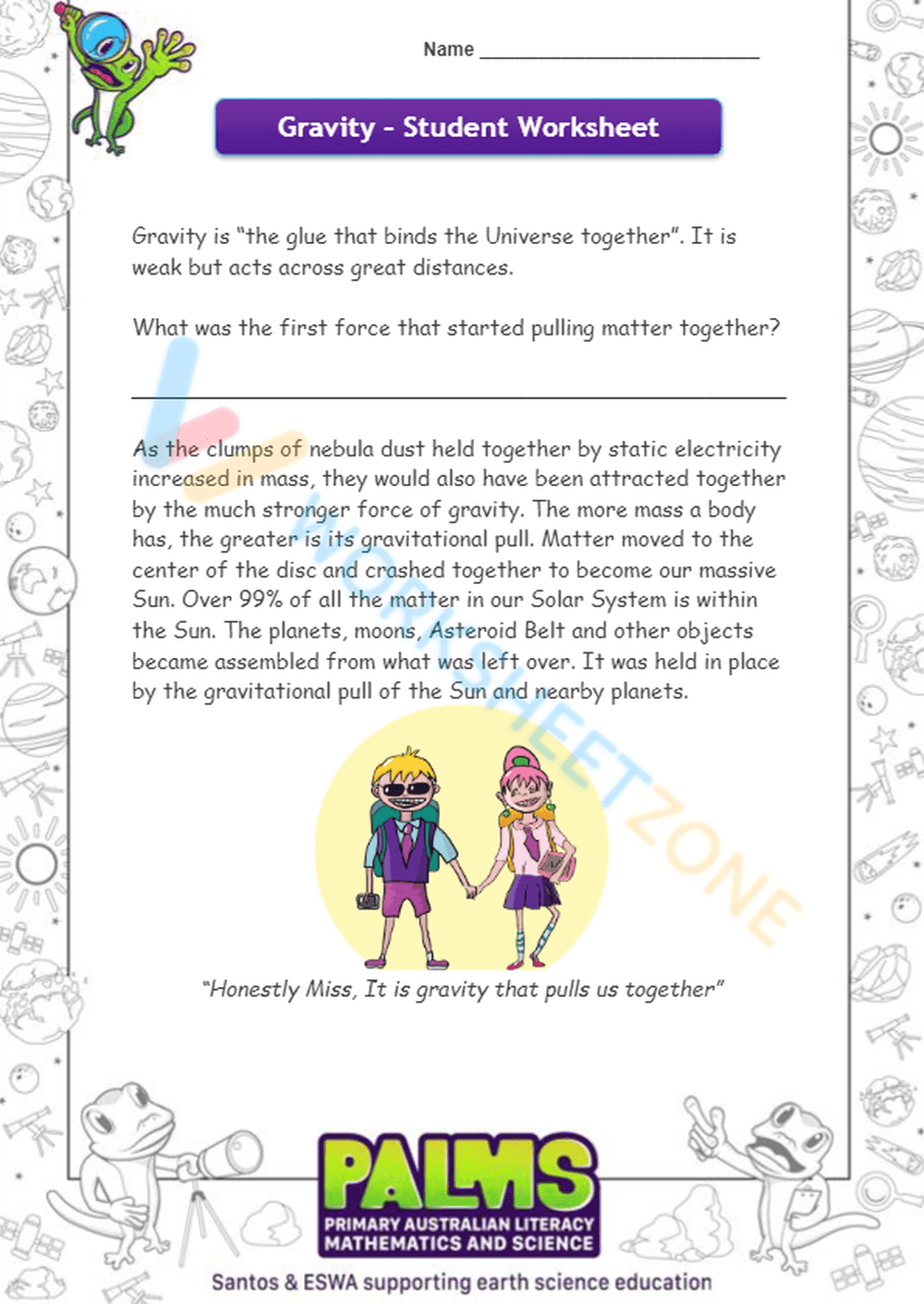 Understanding Gravity - Page 1