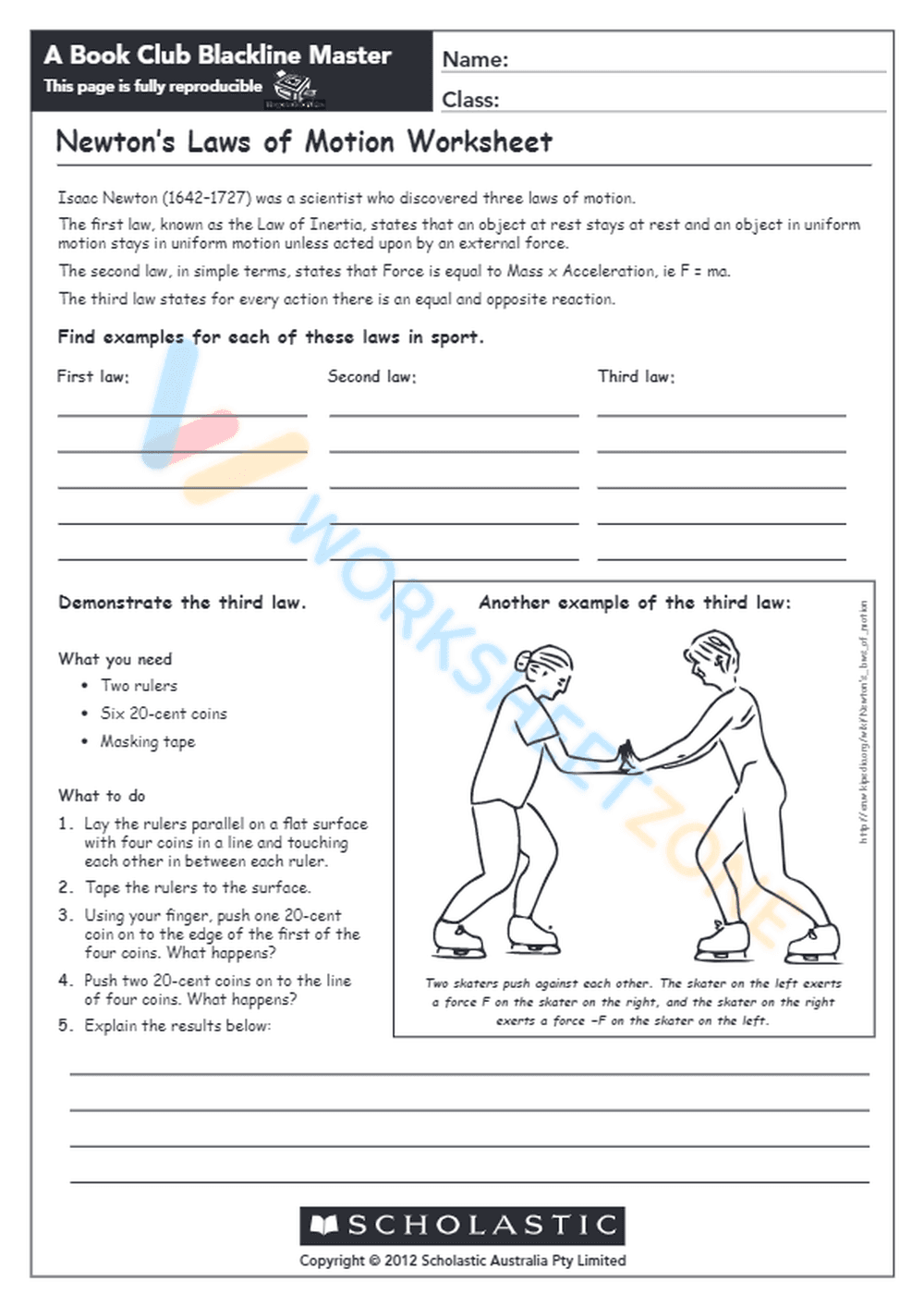 Solving Problems with Newton's Second Law - Page 1