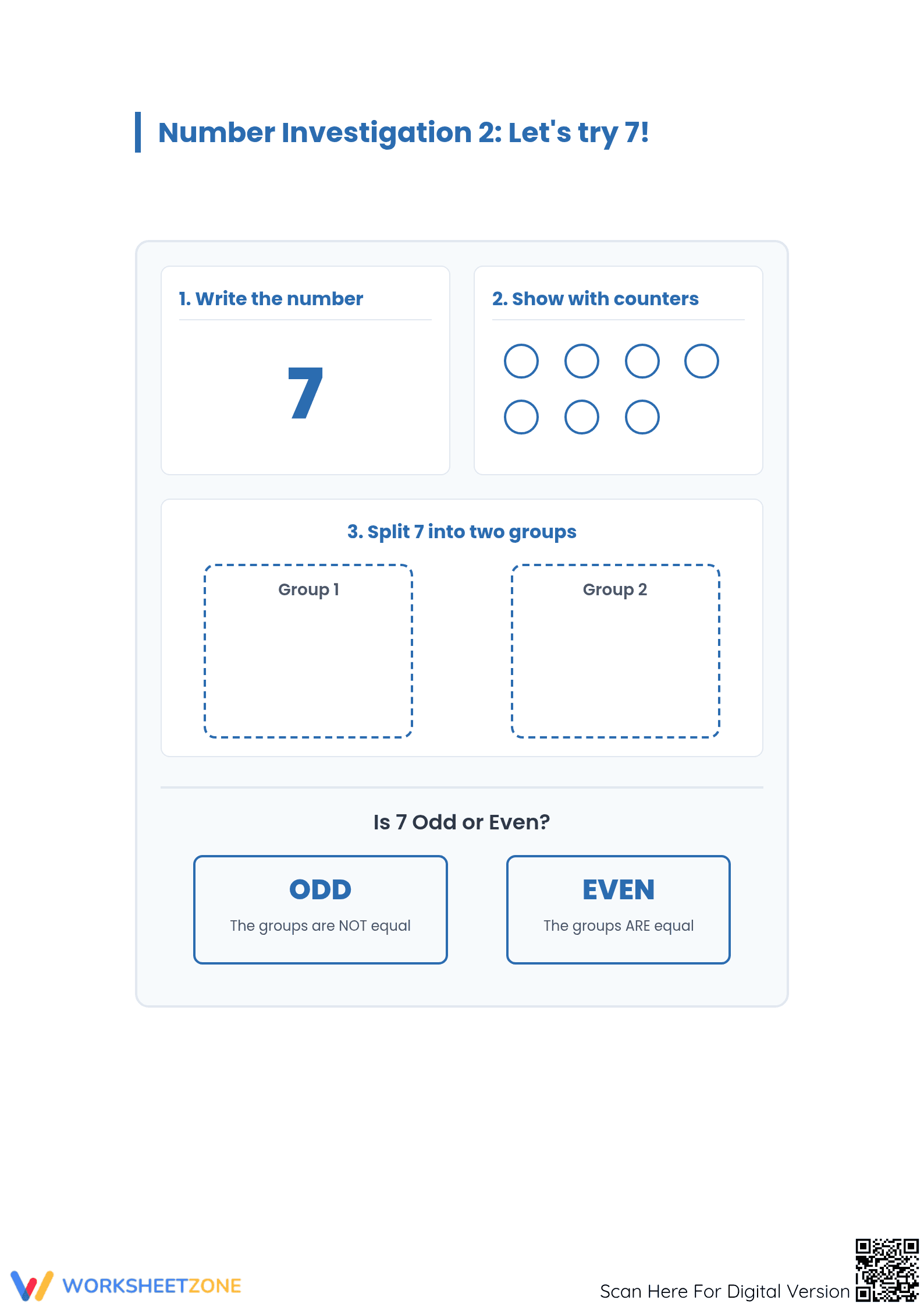 Odd and Even Numbers Worksheet | Grade 2 Essential - Page 1