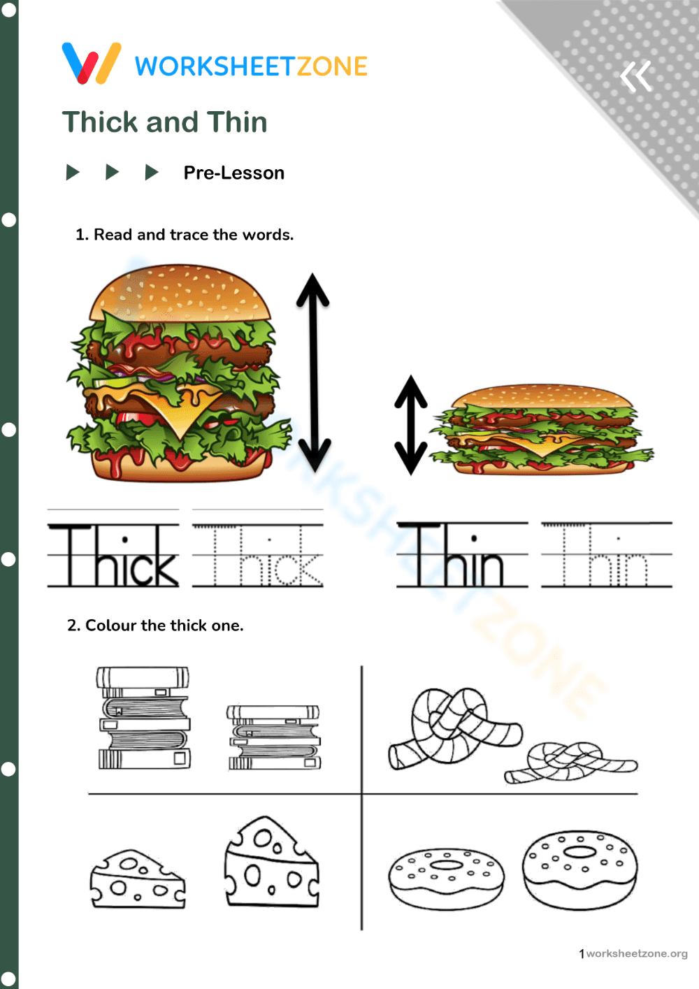 English-teaching materials for English teachers - Thick and Thin - Page 1
