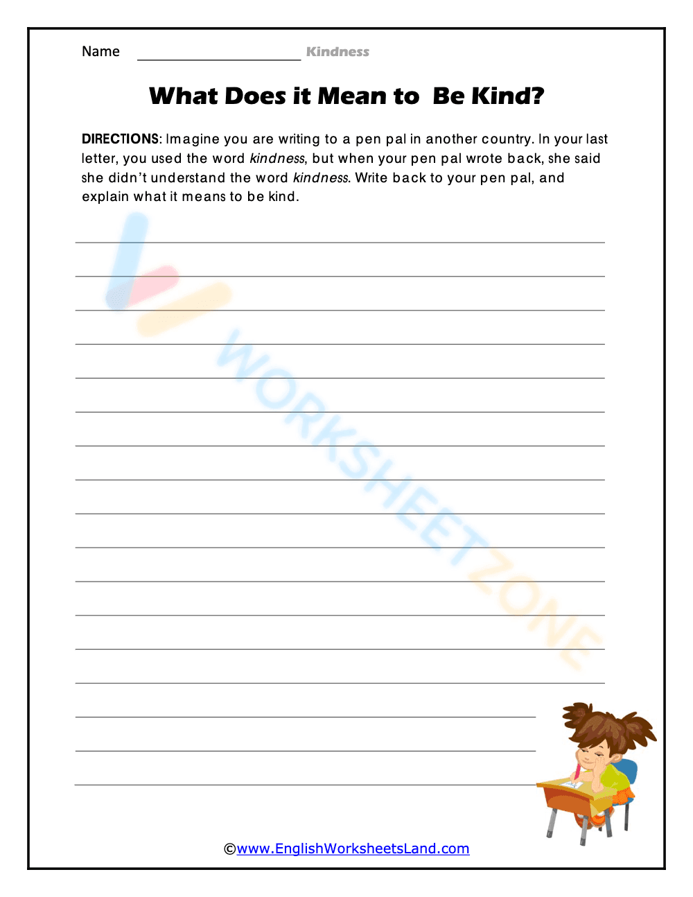 What Does it Mean to Be Kind? - Page 1