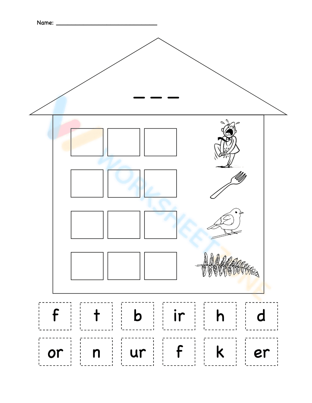 R Controlled Vowels: or- ir- er- ur - Page 1