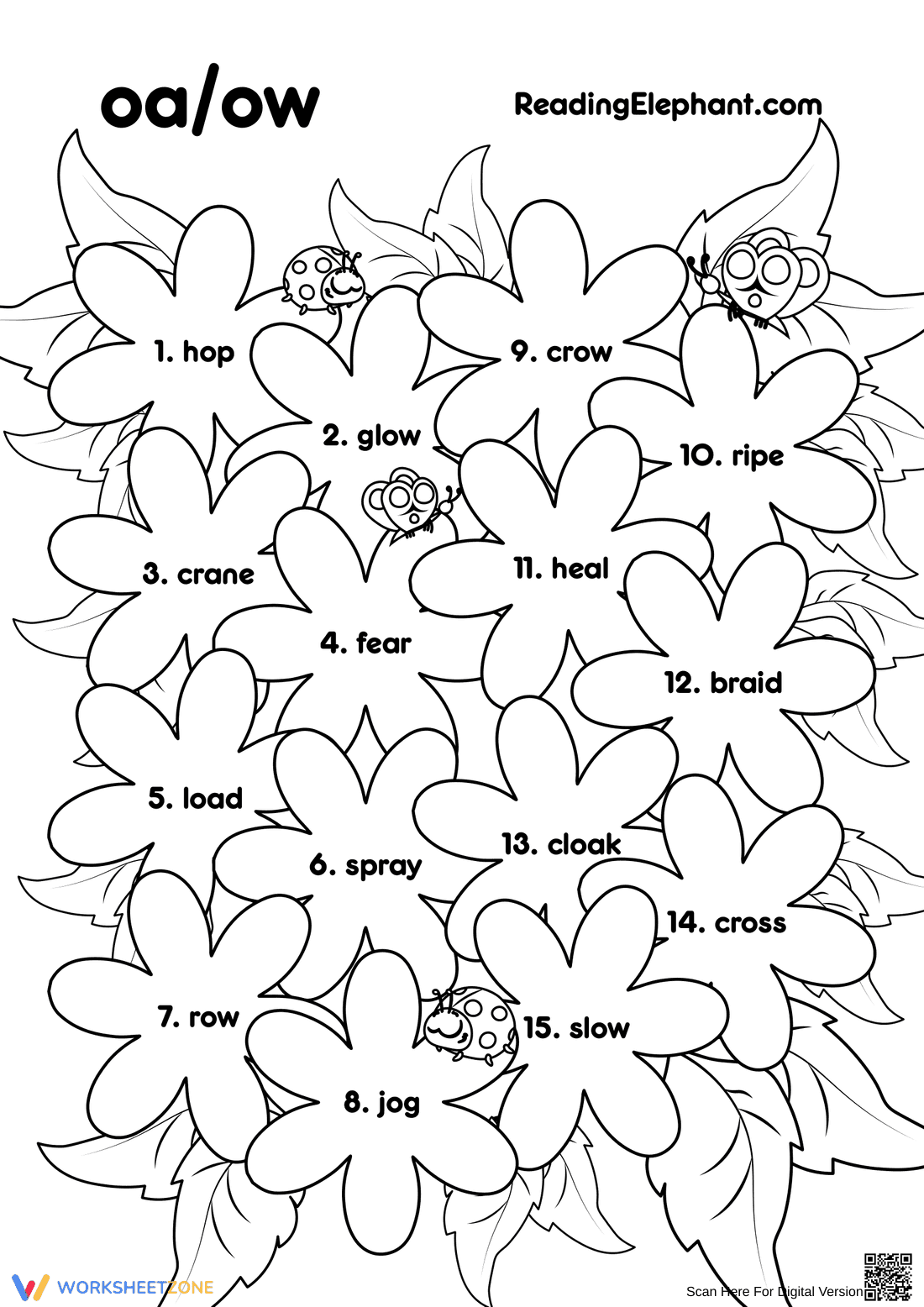 Strengthen Reading: Short Vowels Worksheet - Page 1