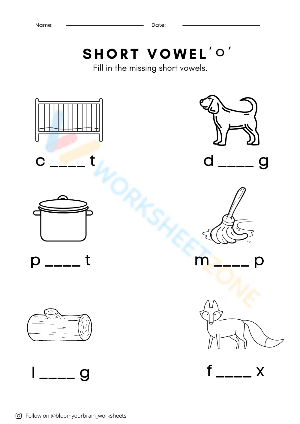 Short vowels 21 - Page 1
