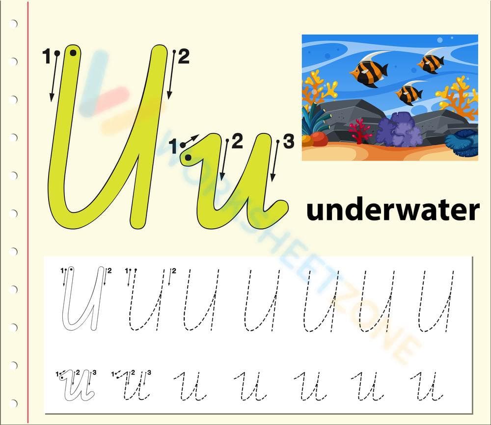 U is for Underwater - Page 1