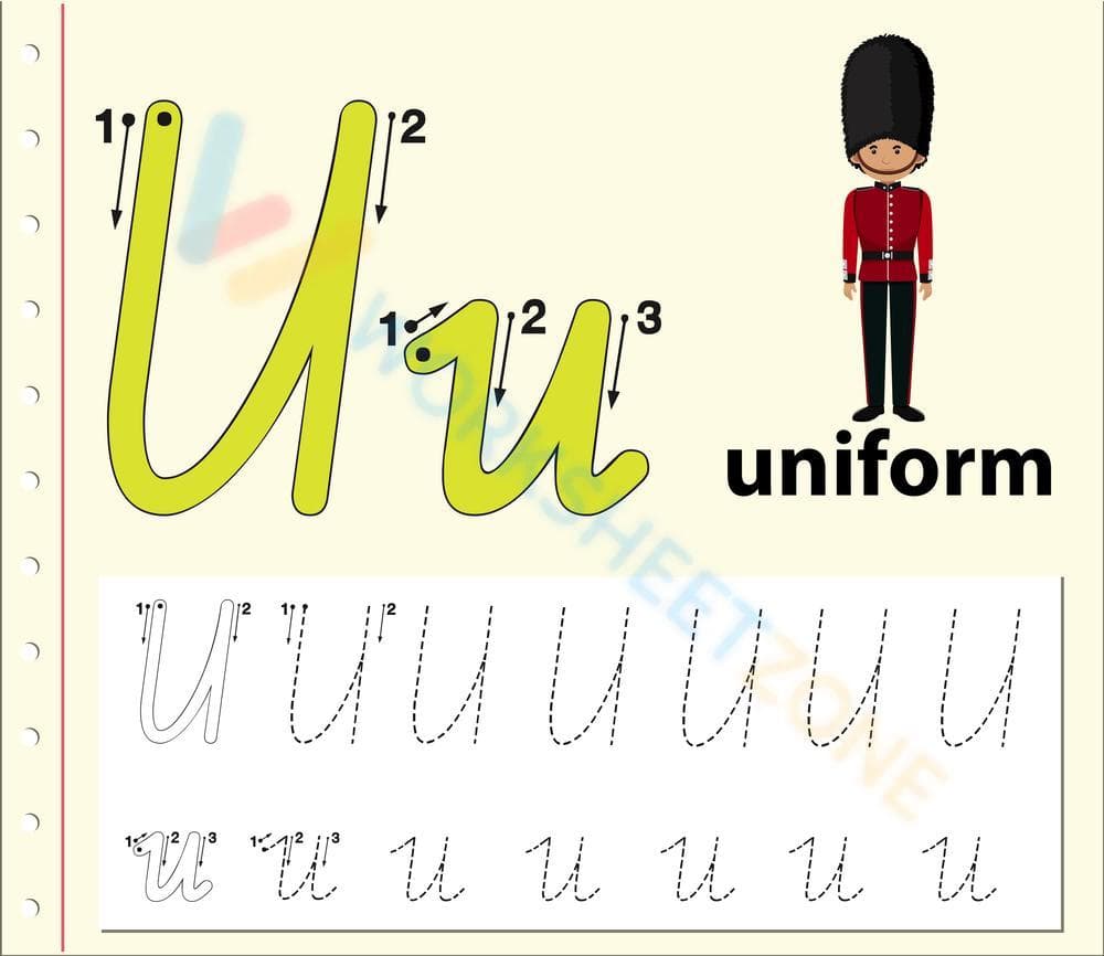 U is for Uniform - Page 1