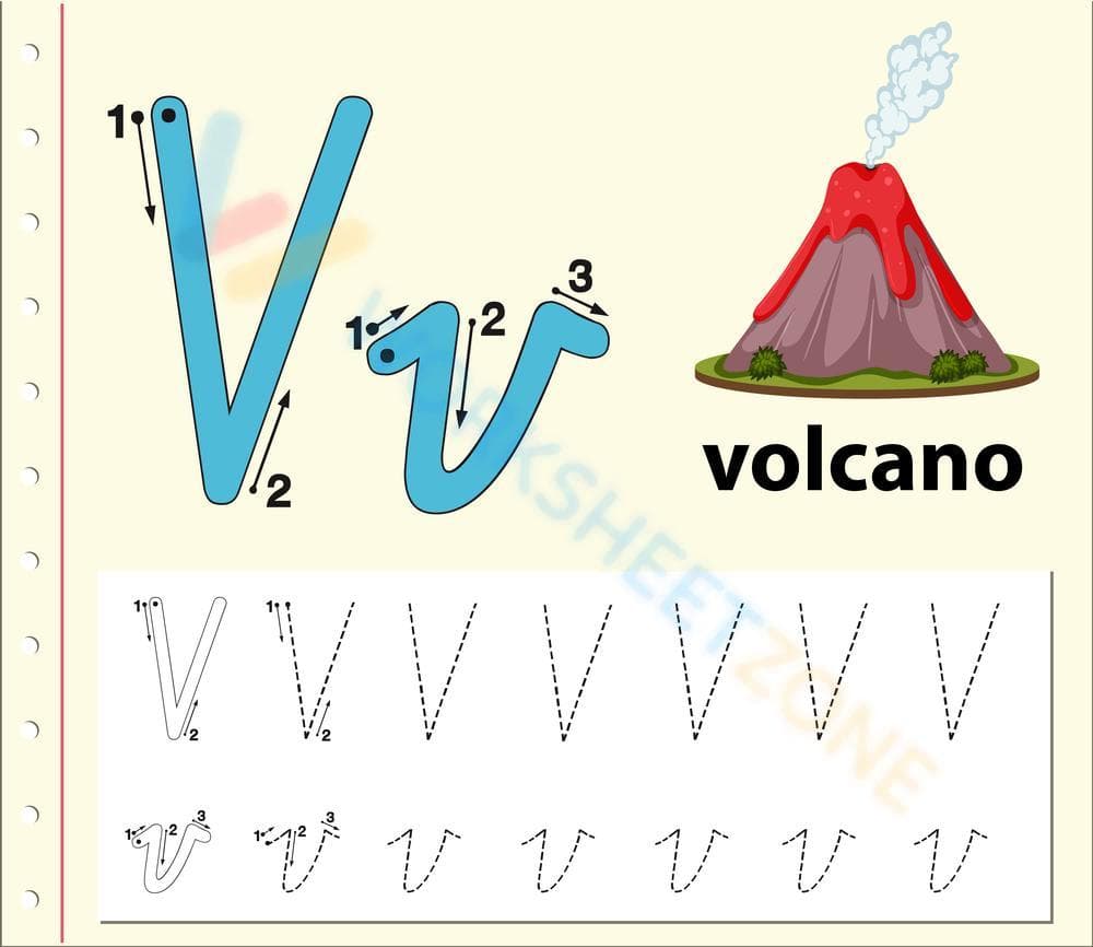 V is for Volcano - Page 1
