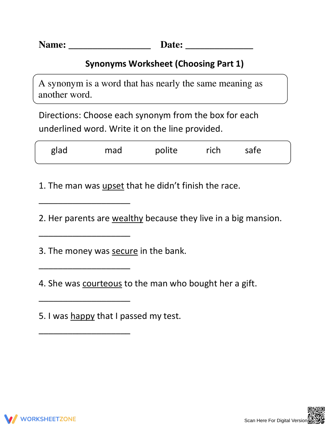 Understanding Word Meaning through Synonyms - Page 1