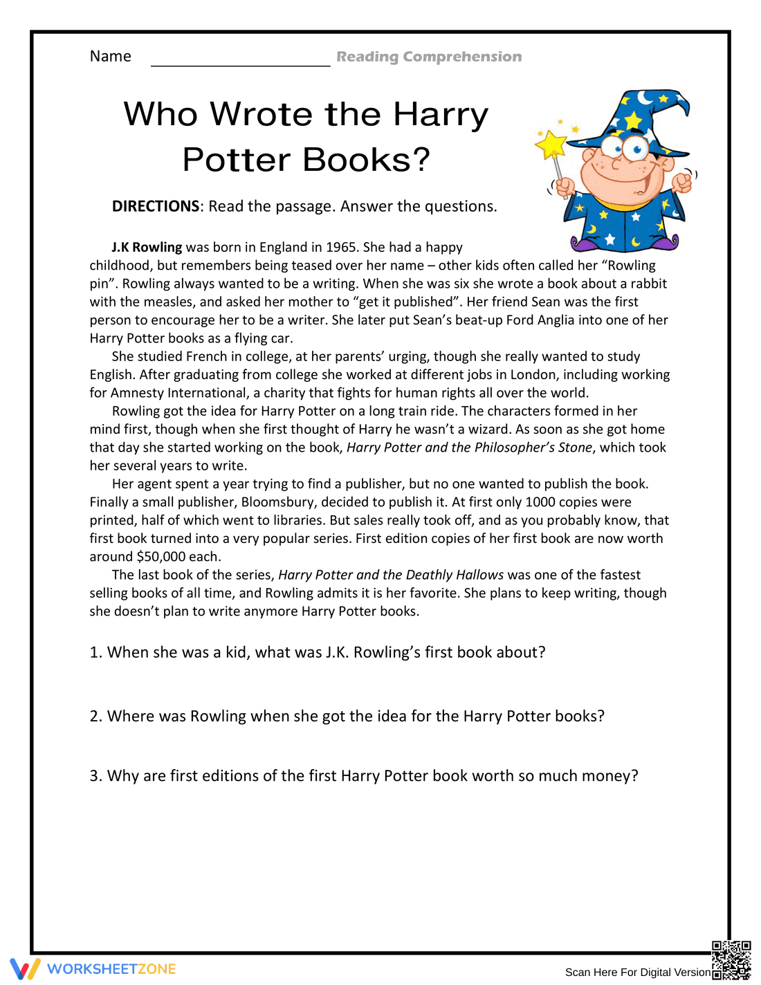 Enhance Reading Skills with Informational Text Worksheet - Page 1