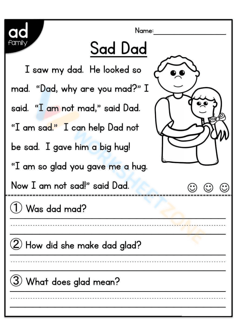 kindergarten reading 1 - Page 1