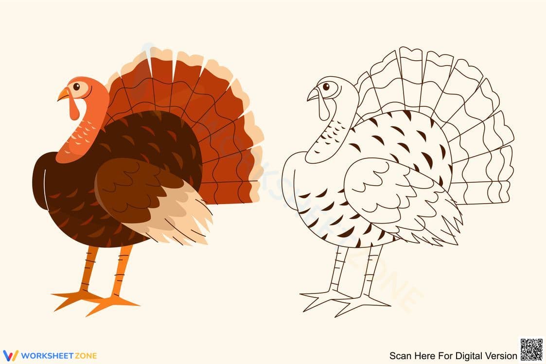 Printable Animal Coloring Page | Grade K Essential - Page 1