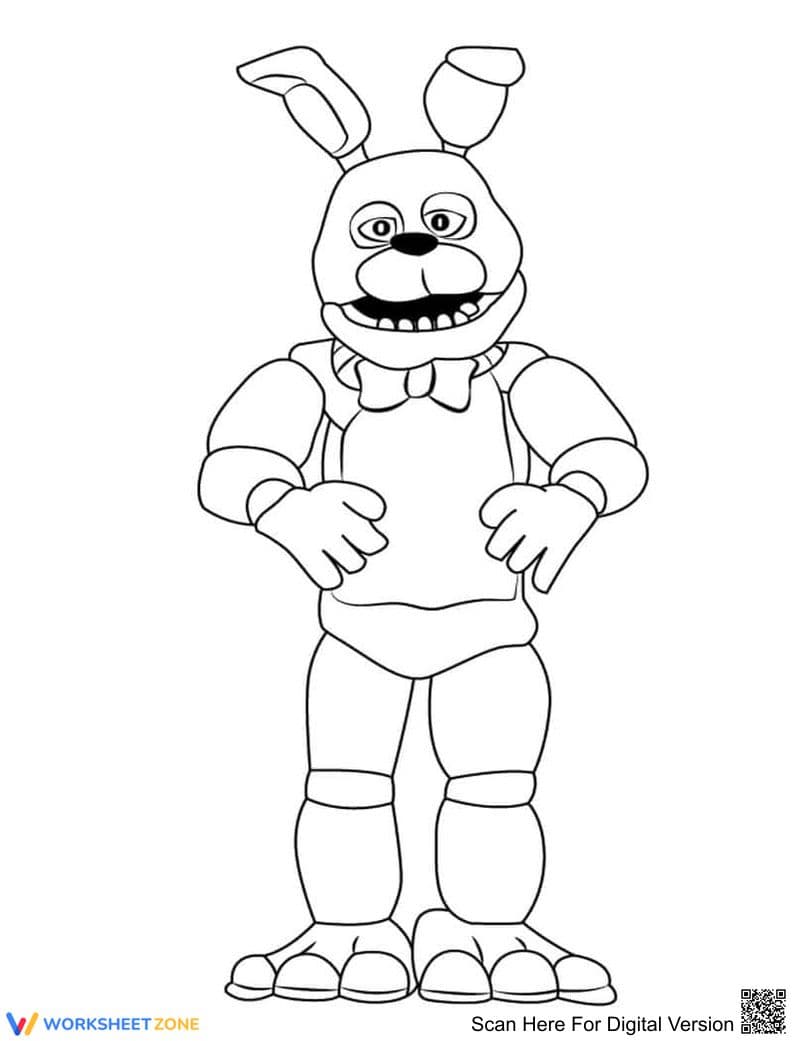 Five Nights at Freddy's Coloring Page - Page 1