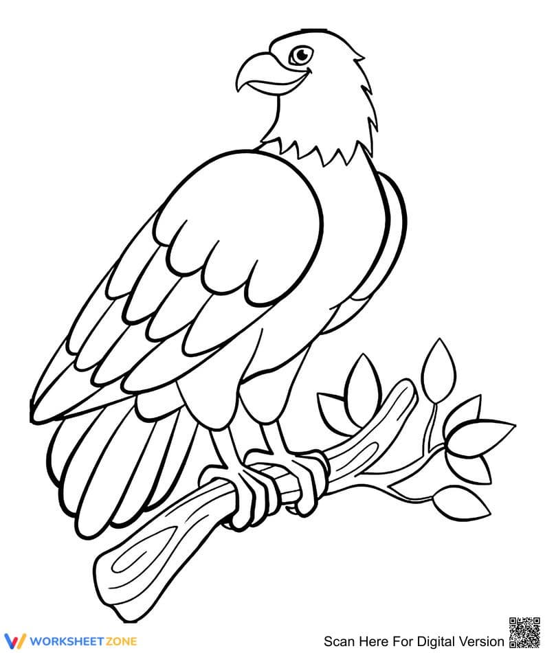 Essential Bird Coloring Page | Printable Grade K-2 - Page 1