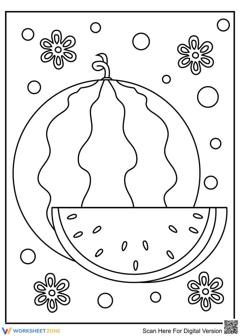 Watermelon Time: A Sweet Summer Activity - Page 1