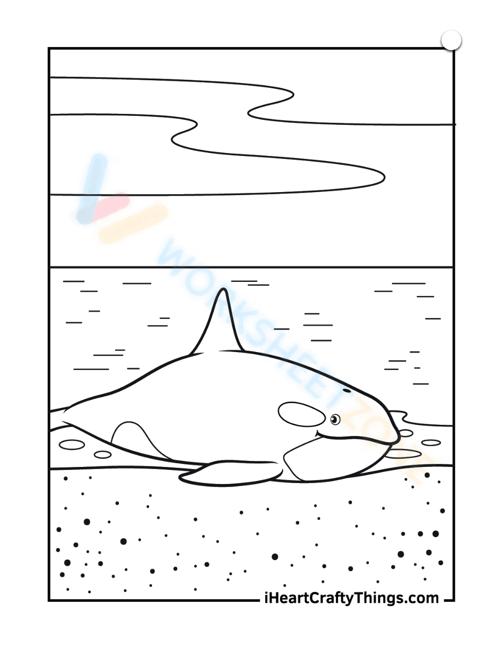 Lazy Lovely Whale: An Ocean Adventure - Page 1