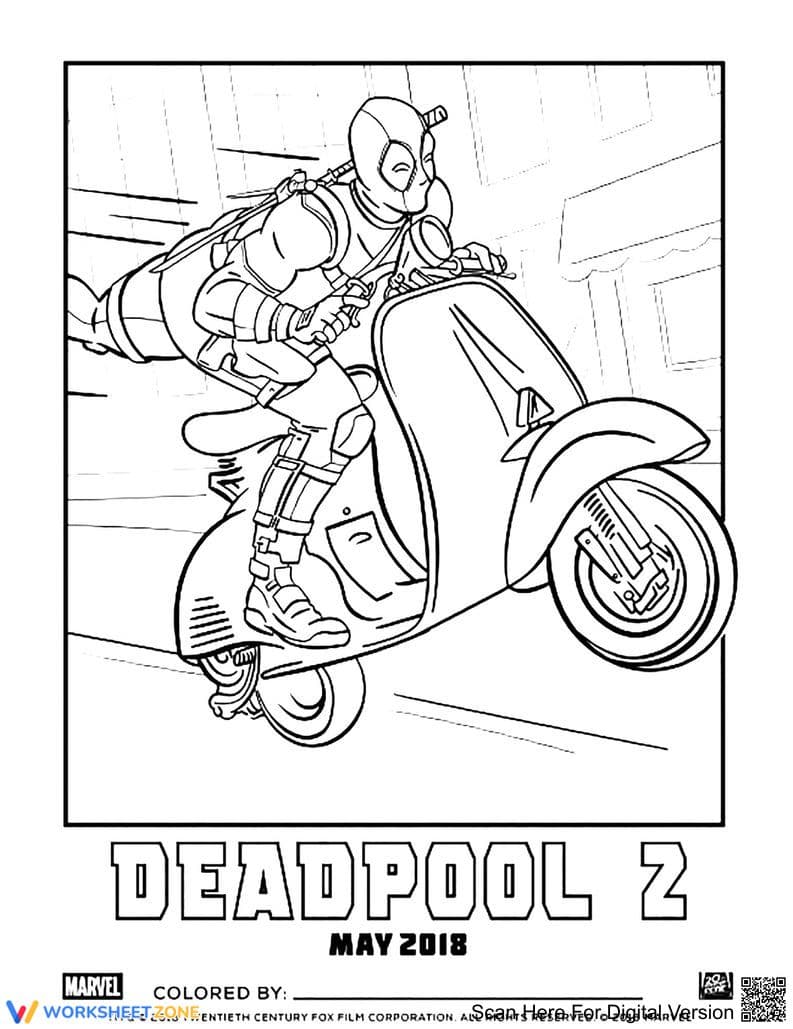Heroic Deadpool Art Page - Page 1