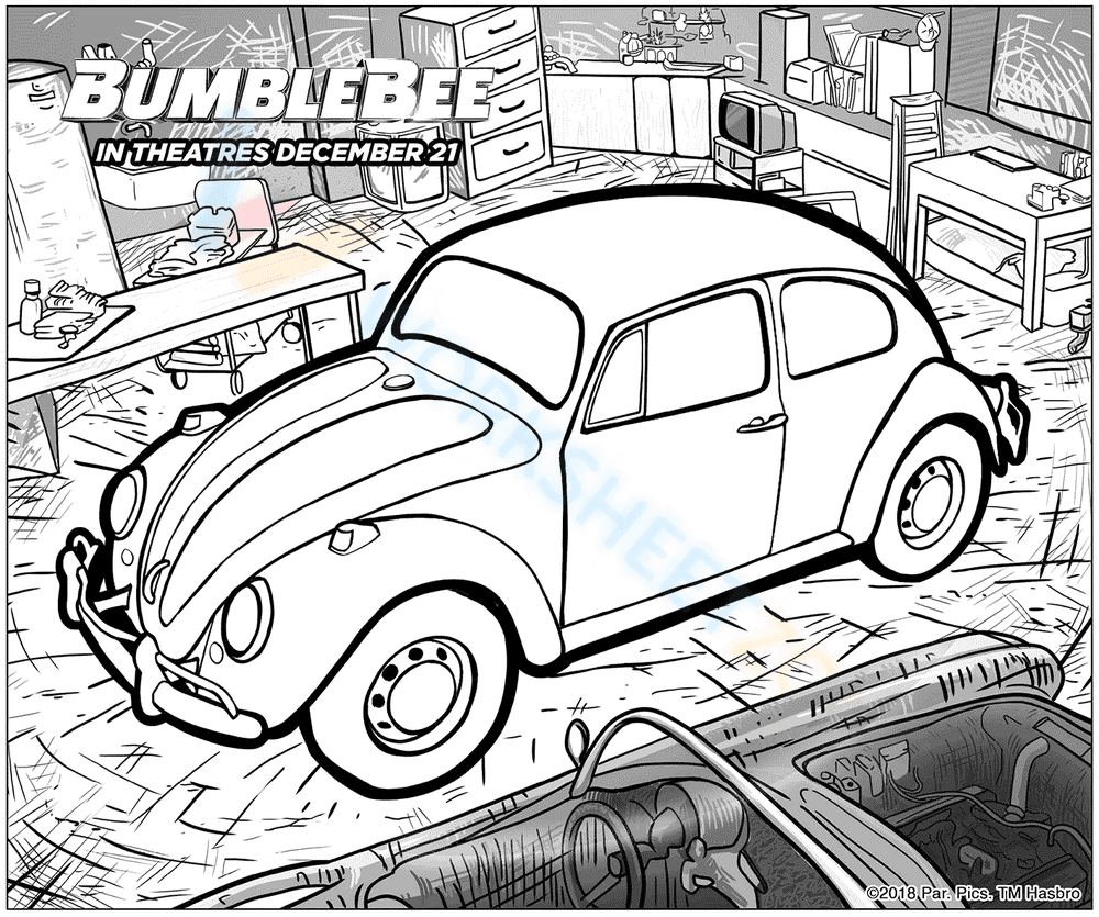 Bumblebee in Car Form Art - Page 1